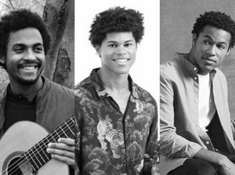 Sheku Kanneh-Mason, cello, Braimah Kanneh-Mason, violin & Plinio Fernandes, guitar