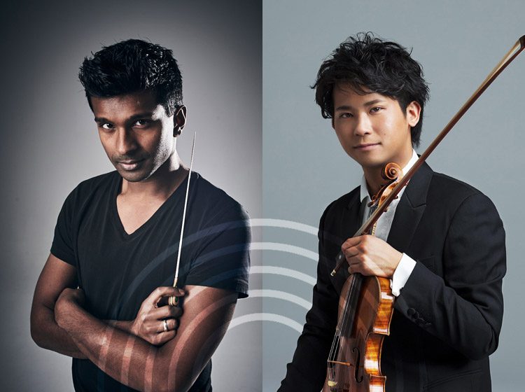Leslie Suganandarajah, conductor & Fumiaki Miura, violin