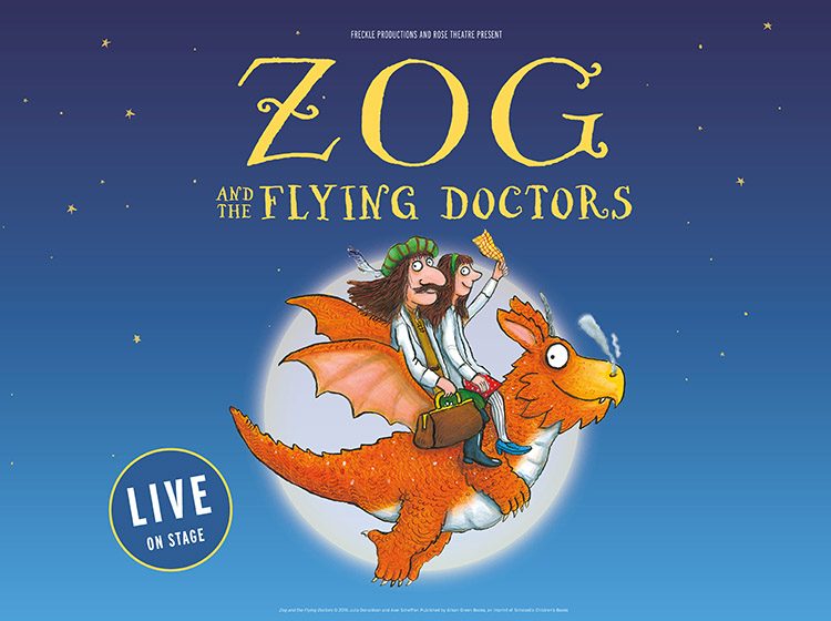 ZOG and the Flying Doctors © 2016 Julia Donaldson and Axel Scheffler. Published by Alison Green Books, an imprint of Scholastic Children’s Books.