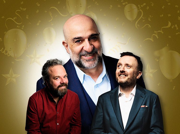 Omid Djalili with Chris McCausland & Hal Cruttenden