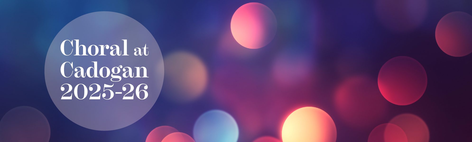 Choral at Cadogan 2025-26