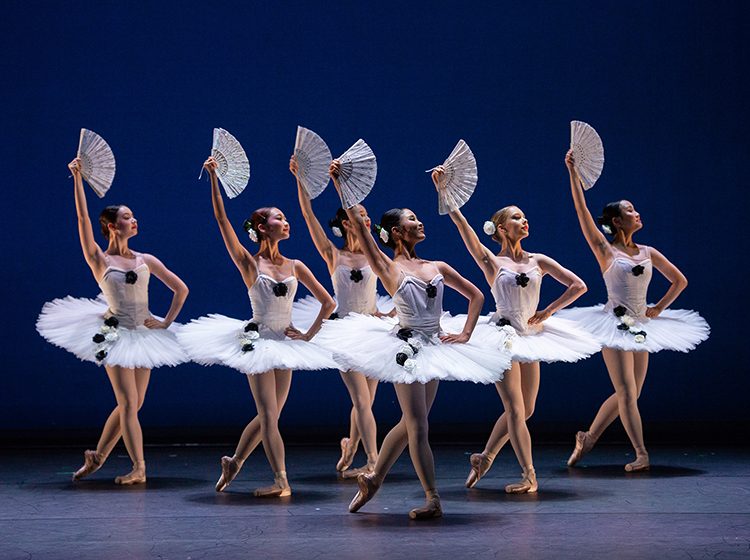Dancers of the English National Ballet School. Photo by Pierre Tappon.