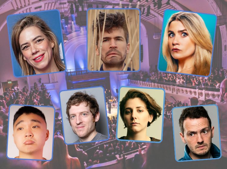 Lou Sanders, Ivo Graham, Harriet Kemsley, Elis James, Sarah Keyworth, Stuart Laws & Jin Hao Li