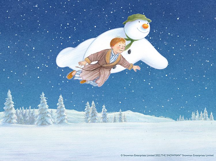 A still from The Snowman™ animated film © Snowman Enterprises Limited 2022.