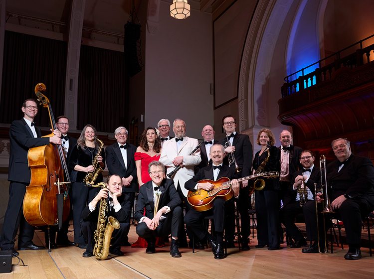 Pete Long and his Goodmen on stage at Cadogan Hall
